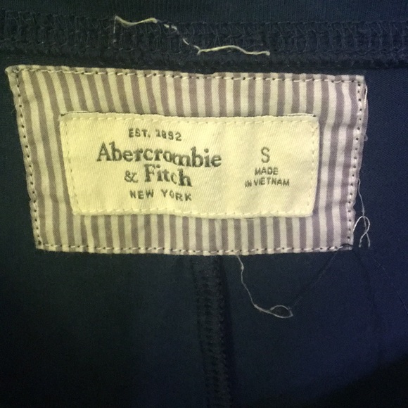 Abercrombie and Fitch burgundy and blue sweatpants - Picture 7 of 7